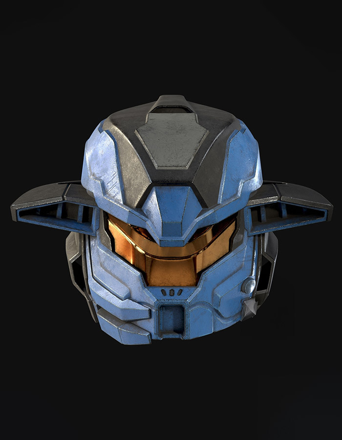 Halo Infinite Thremaleon - Helmet 3D Printed Collectible – Klaxium