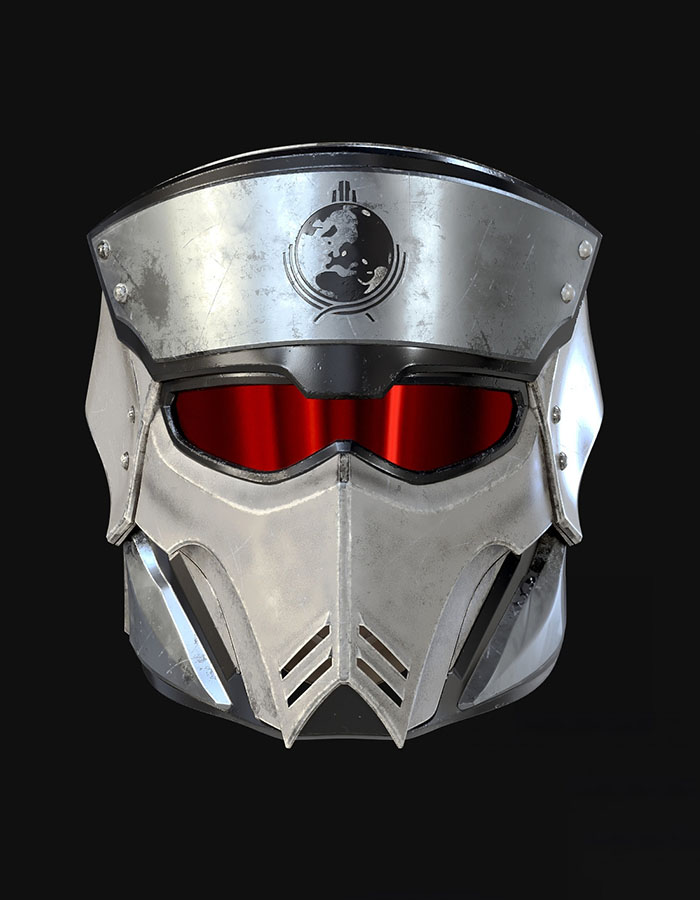 Helldivers - UF-16 Inspector - Helmet 3D Printed Collectible – Klaxium