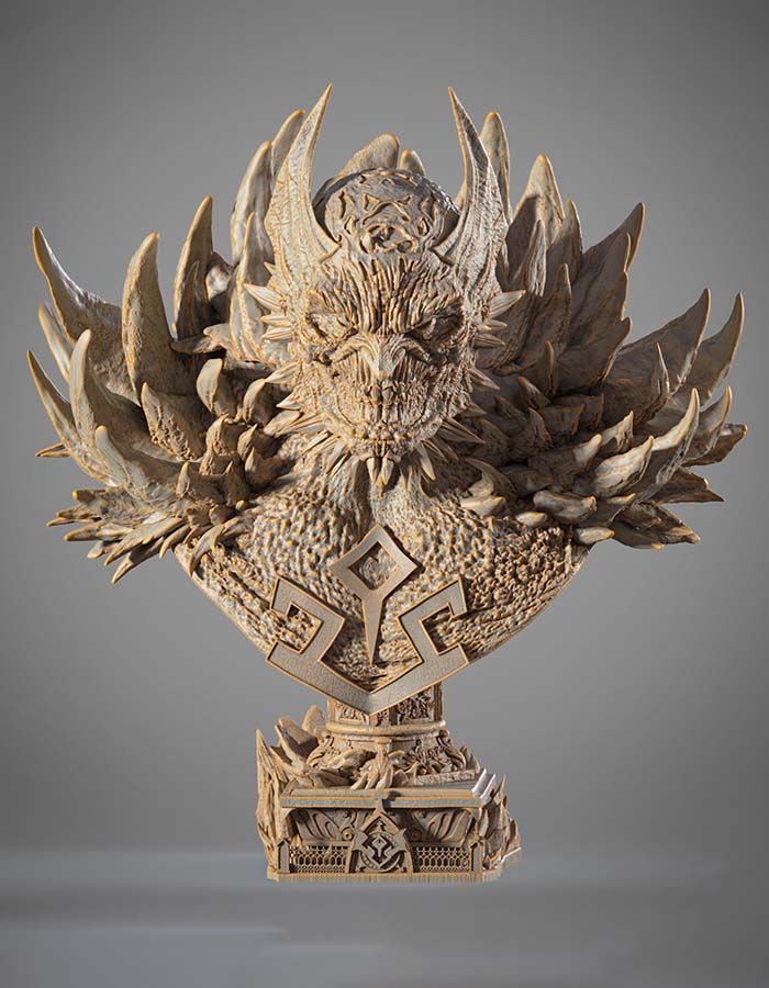 The Devastator - Portrait Bust 3D Printed Collectible – Klaxium