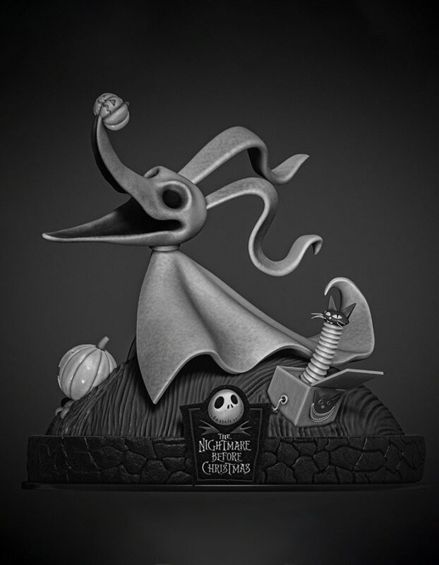 Zero - The Nightmare Before Christmas - Sculpture 3D Printed Collectible – Klaxium