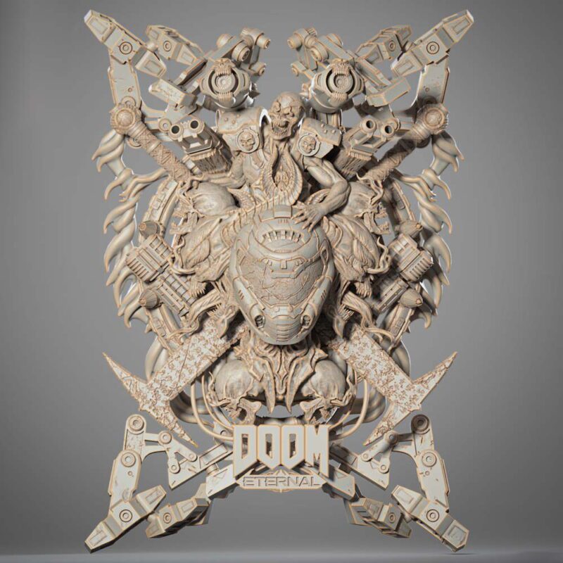 DOOM ETERNAL Wall Image 001 – Klaxium