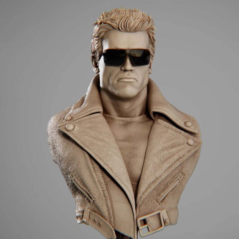 Terminator Arnold Bust Image 003
