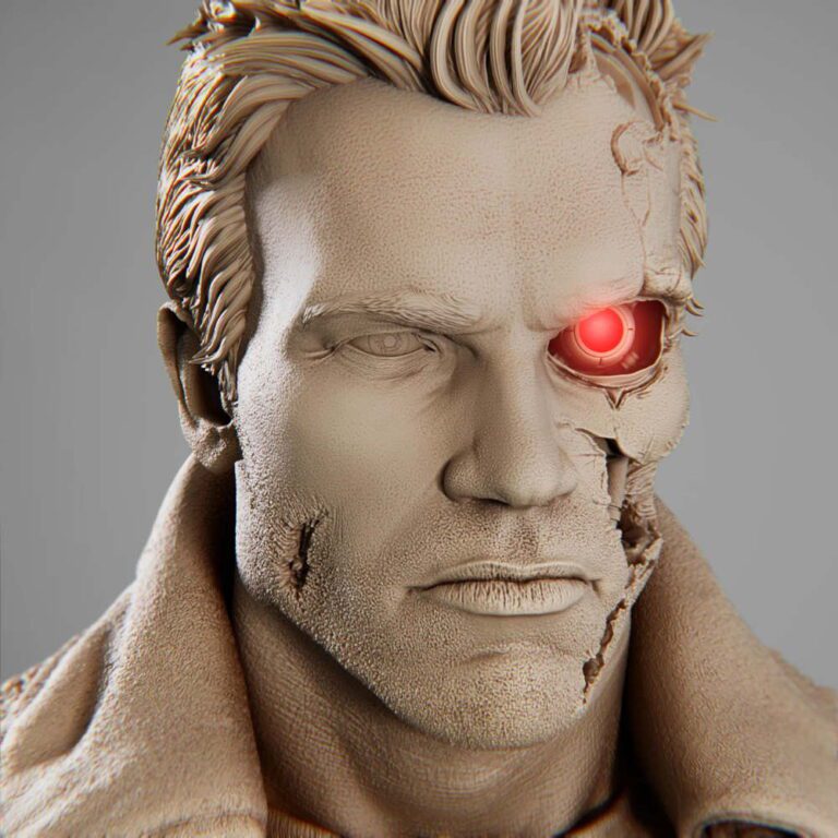 Terminator Arnold Bust Image 006