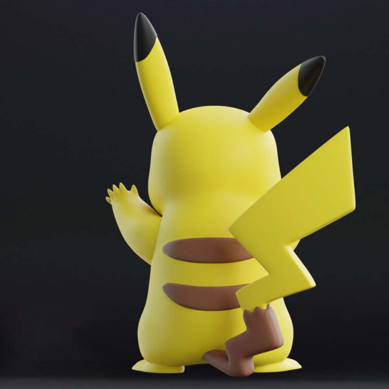 pikachu back