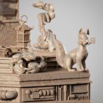 042825 StarWars – Darth Maul Samurai Sculpture Image 003