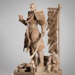 042825 StarWars – Darth Maul Samurai Sculpture Image 008