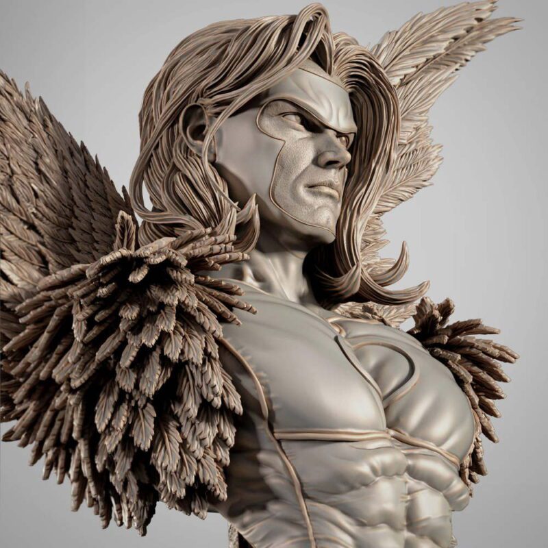 Wicked-Angel Bustp Image 03 – Klaxium 3D Printed Collectible