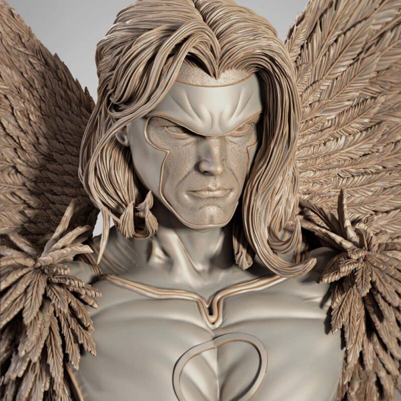 Wicked-Angel Bustp Image 04 – Klaxium 3D Printed Collectible