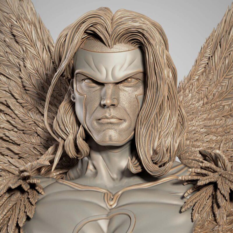 Wicked-Angel Bustp Image 06 – Klaxium 3D Printed Collectible