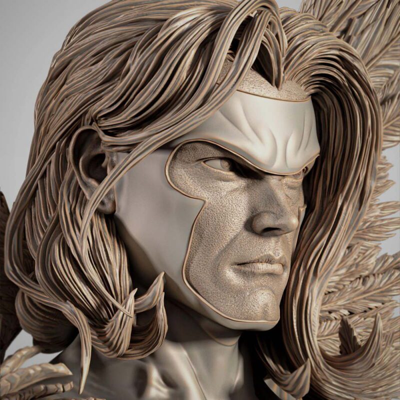 Wicked-Angel Bustp Image 07 – Klaxium 3D Printed Collectible