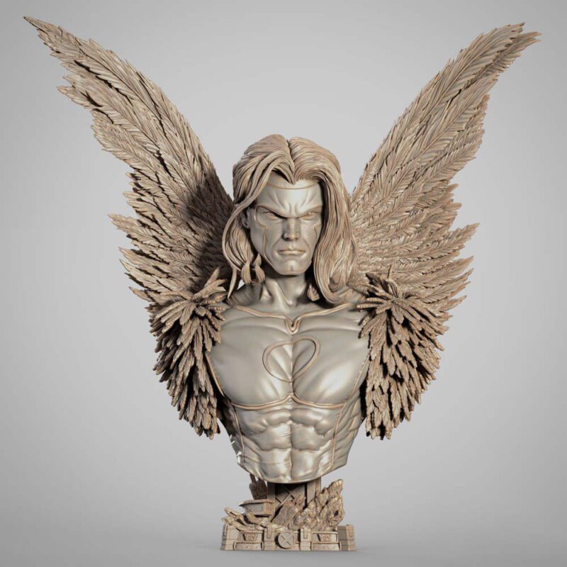 Wicked-Angel Bustp Images – Klaxium 3D Printed Collectible