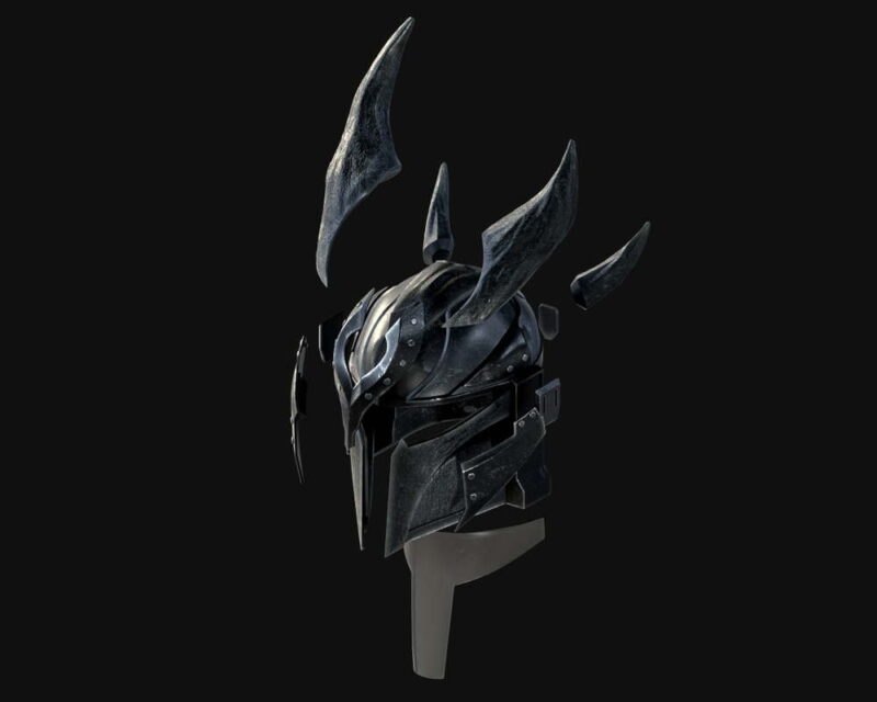 Daedric Mando Helmet – Exploded