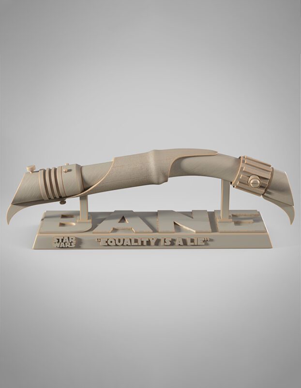 Darth Bane - Ligthsaber 3D Printed Collectible – Klaxium