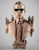 Agent Smith - Portrait Bust 3D Printed Collectible – Klaxium