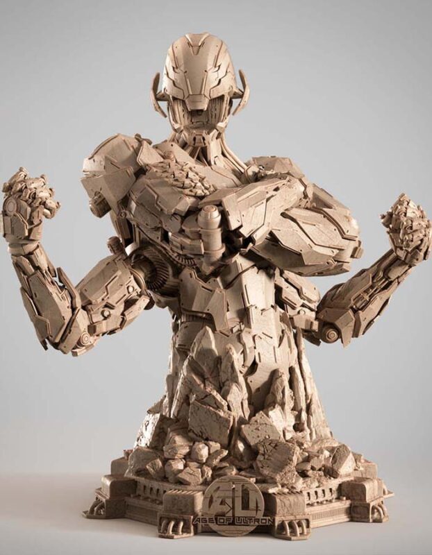 Ultron 2025 - Bust 3D Printed Collectible – Klaxium