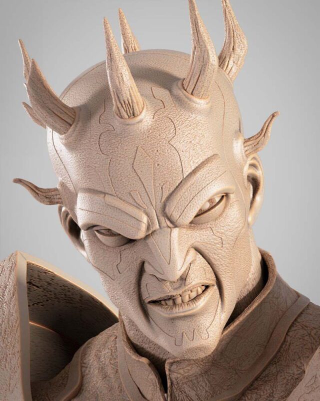 StarWars – Savage BustP Image 006 – Klaxium 3D Printed Collectible