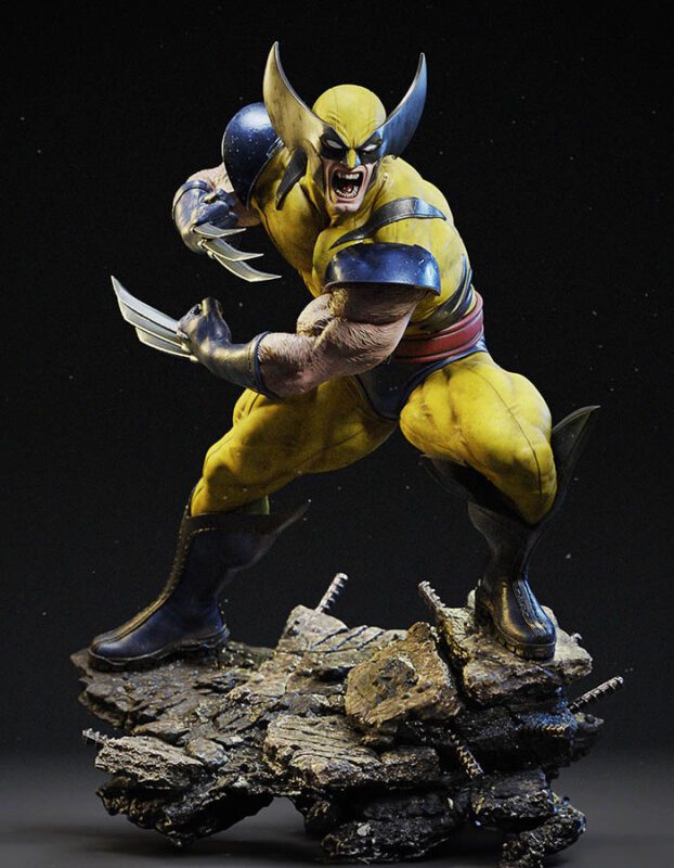 Wolverine #4 - Sculpture 3D Printed Collectible – Klaxium
