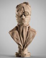 230925 Wicked-Invisible Man Bust Portrait Image 002