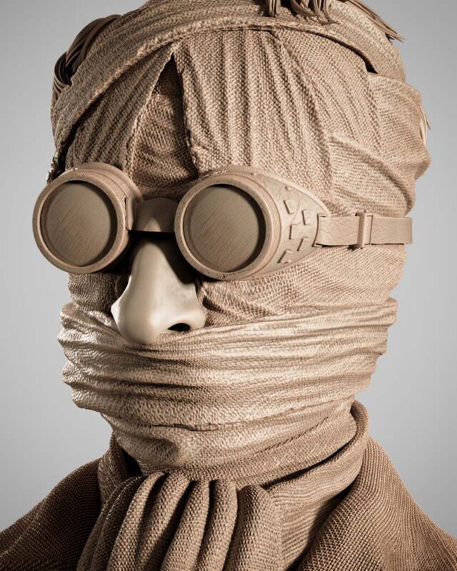 230925 Wicked-Invisible Man Bust Portrait Image 004