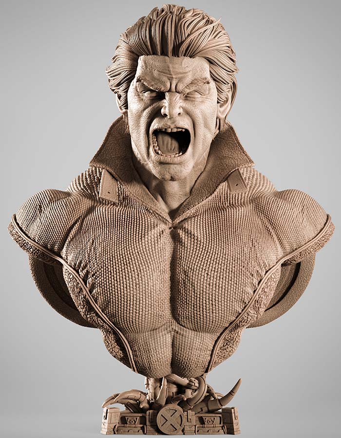 Banshee - Portrait Bust 3D Printed Collectible – Klaxium