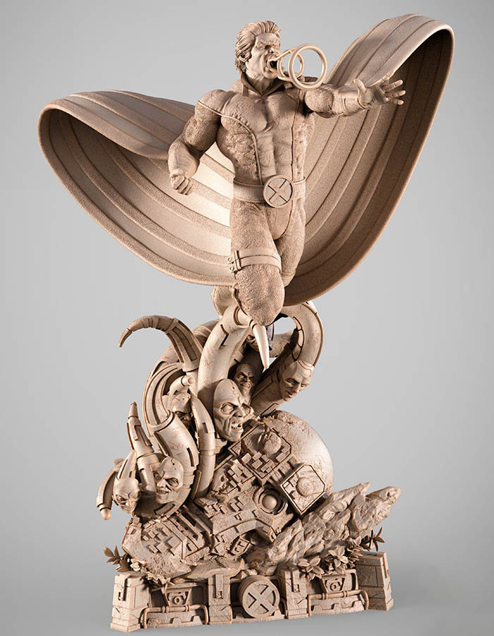 Banshee - Sculpture 3D Printed Collectible – Klaxium