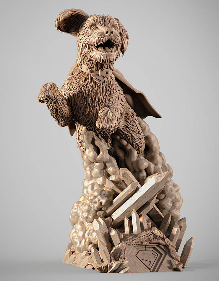 Krypto - Bust 3D Printed Collectible – Klaxium