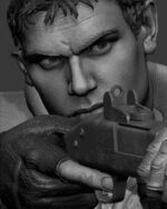 Wicked – ChrisRedfield Sculpture Image 019 3D Printed Collectible – Klaxium