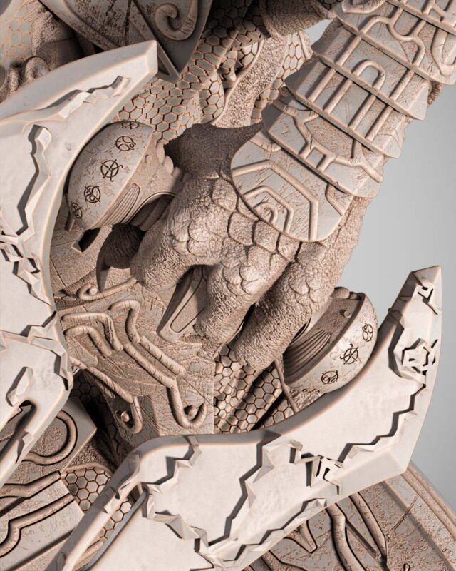 Wicked – Arbitrer Sculpture Images 010 3D Printed Collectible – Klaxium
