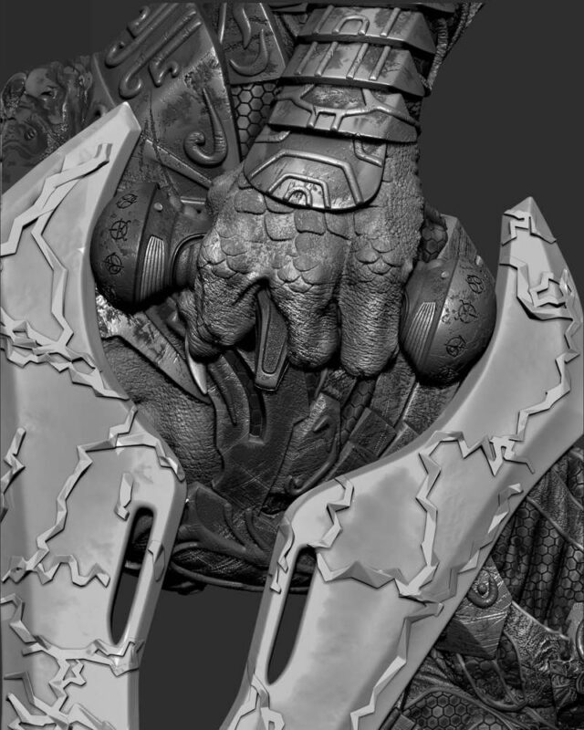 Wicked – Arbitrer Sculpture Images 032 3D Printed Collectible – Klaxium