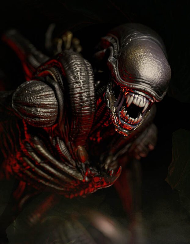 Xenomorph - Sculpture 3D Printed Collectible – Klaxium