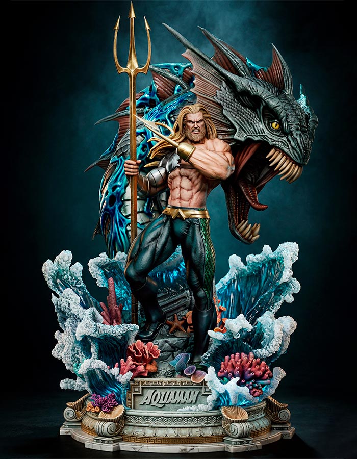 Aquaman #2 - Sculpture 3D Printed Collectible – Klaxium