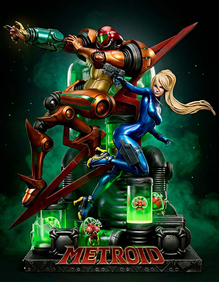 Metroid - Diorama 3D Printed Collectible – Klaxium