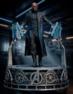 Nick Fury - Sculpture 3D Printed Collectible – Klaxium