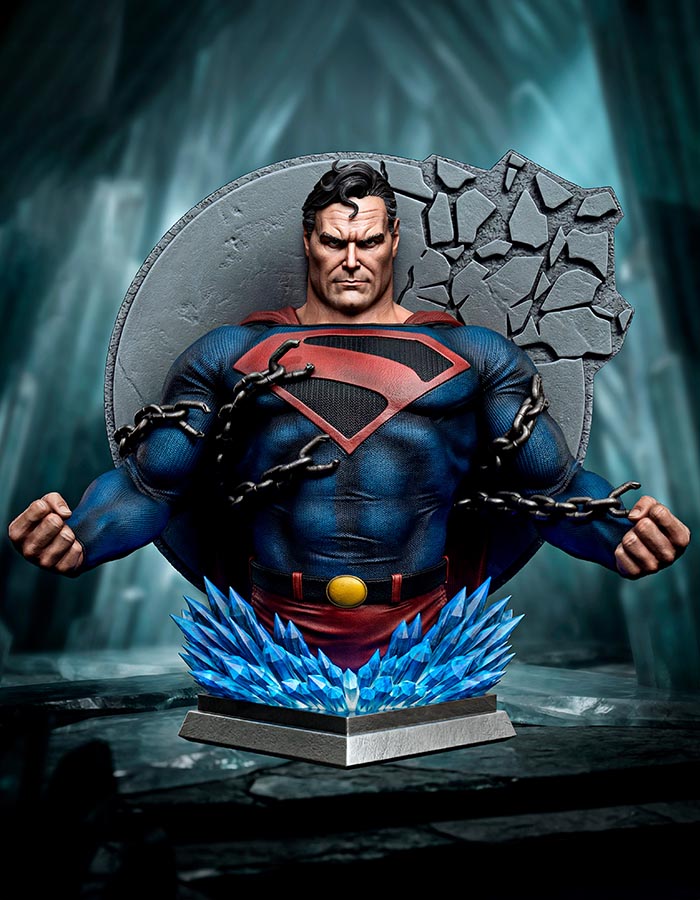 Superman Kingdom Come - Portrait Bust 3D Printed Collectible – Klaxium
