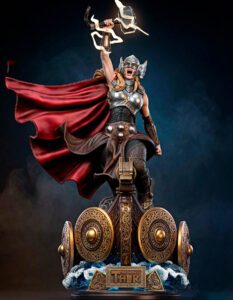 Mighty Thor Sculpture 3D Printed Collectible – Klaxium