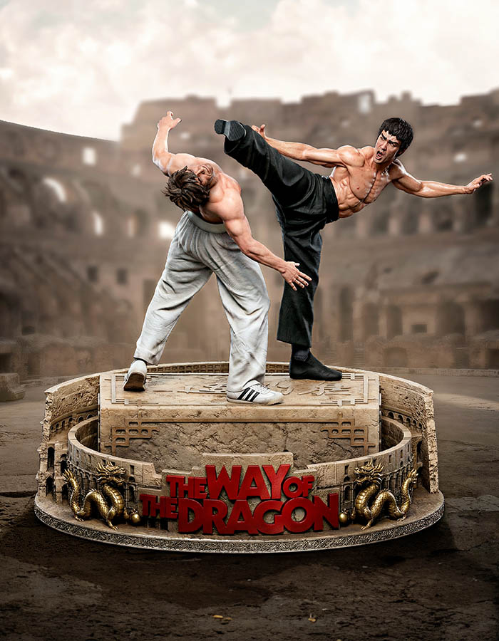 Bruce Lee - The Way of the Dragon - Diorama 3D Printed Collectible – Klaxium