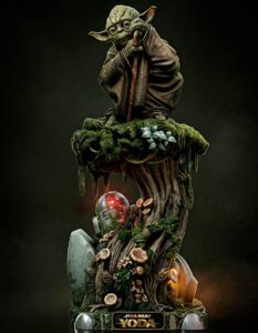 Yoda - Sculpture 3D Printed Collectible – Klaxium
